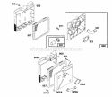 Air Cleaner Groups Diagram and Parts List for 123702-3120-01  Briggs and Stratton Engine